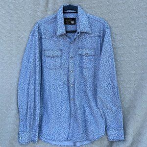 Duke's Bark American Sportwear Pearl Snap Men's‎ Size Large